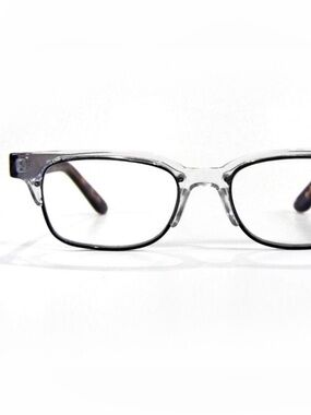 NEW Men’s +1.50 Reading Glasses Crystal Clear Rectangular Frame Tortoise Unisex